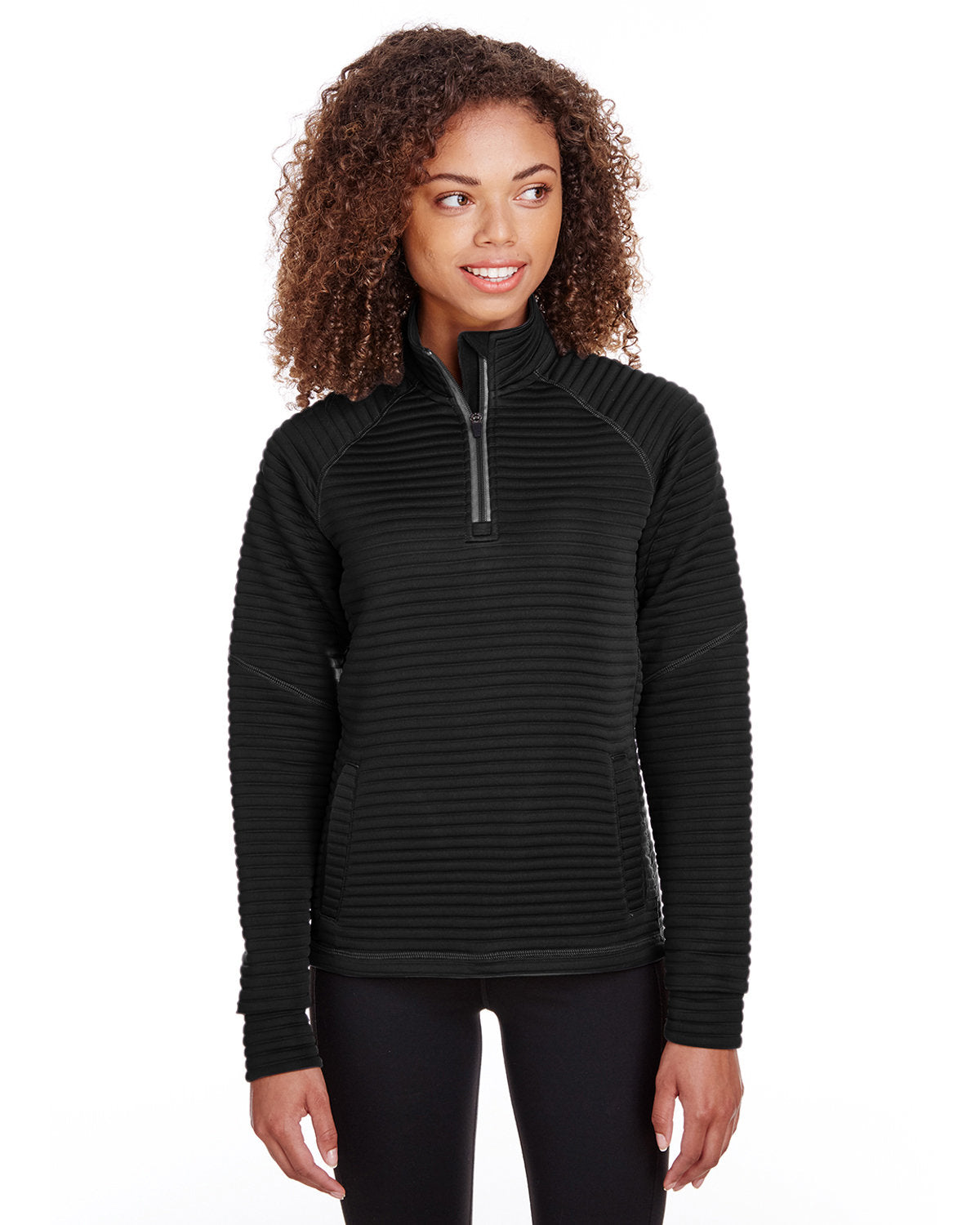 STAY-COZY-IN-STYLE-SPYDER-LADIES-CAPTURE-QUARTER-ZIP-FLEECE