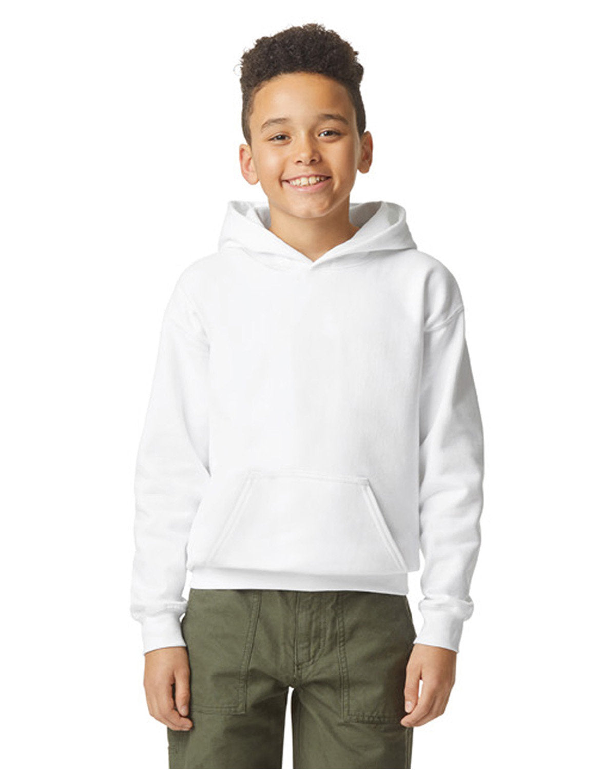 Gildan Youth Softstyle Midweight Fleece Hooded Sweatshirt SF500B