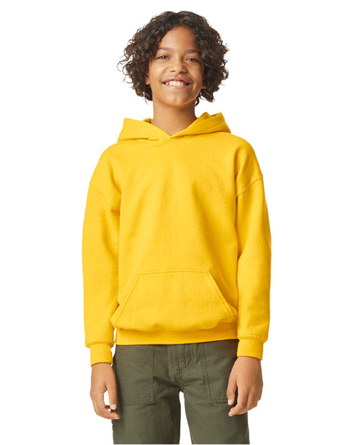 Gildan Youth Softstyle Midweight Fleece Hooded Sweatshirt SF500B