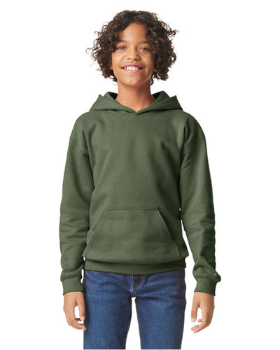 Gildan Youth Softstyle Midweight Fleece Hooded Sweatshirt SF500B