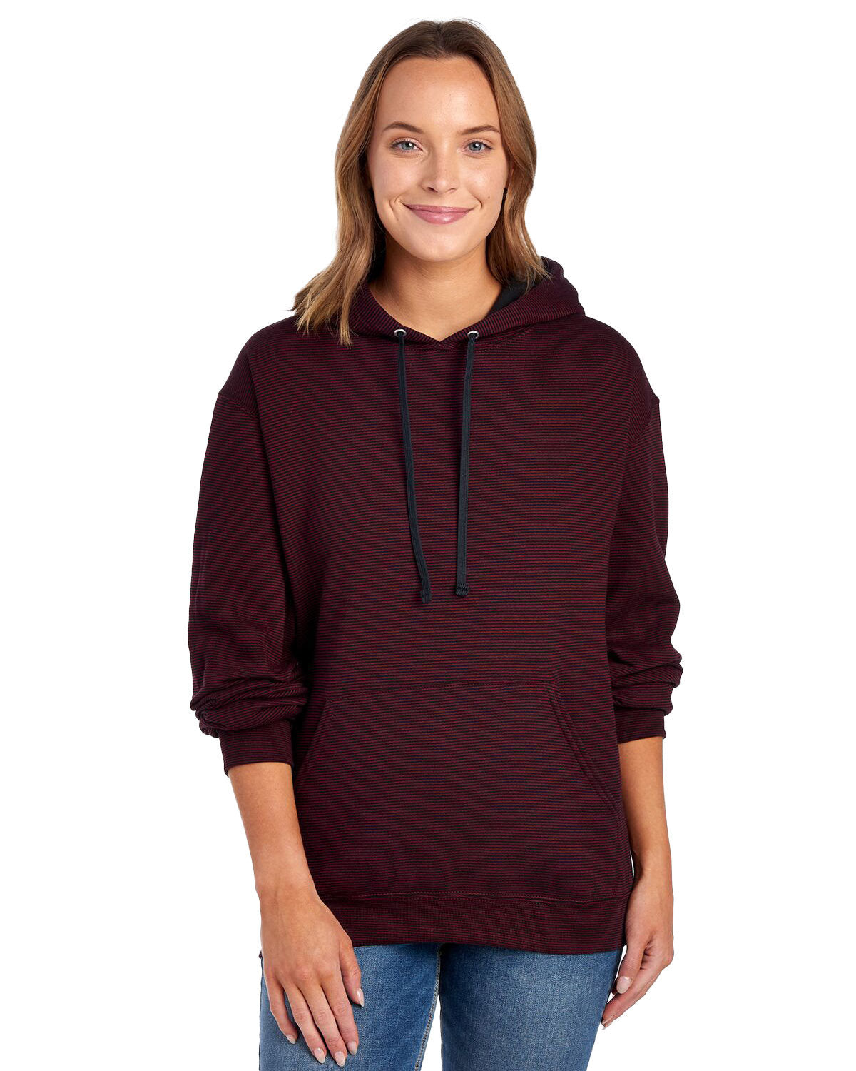 Fruit of the Loom Adult SofSpunÂ® Striped Hooded Sweatshirt: Elevate Comfort with Classic Striped Style