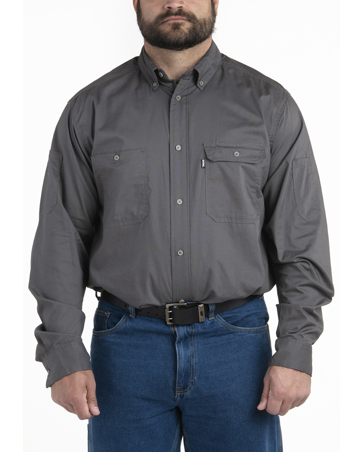 Berne's Men's Utility Lightweight Canvas Woven Shirt: Versatile Comfort and Style Combined"