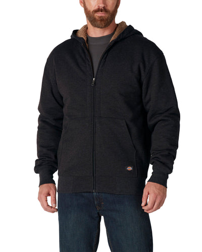 Dickies Men's Fleece-Lined Full-Zip Hooded Sweatshirt TW457