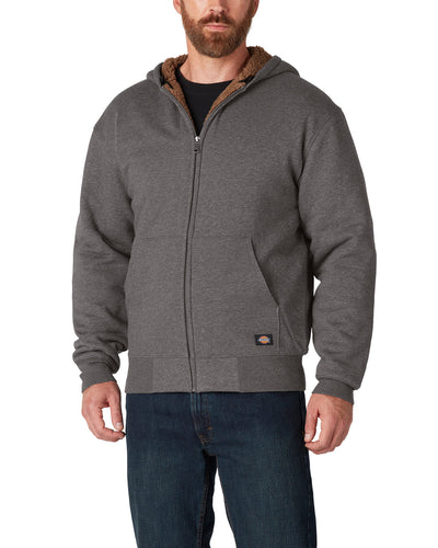 Dickies Men's Fleece-Lined Full-Zip Hooded Sweatshirt TW457