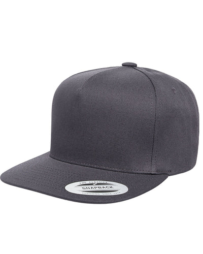 Yupoong Adult 5-Panel Cotton Twill Snapback Cap: Contemporary Comfort in Every Panel.