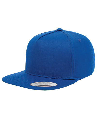 Yupoong Adult 5-Panel Cotton Twill Snapback Cap: Contemporary Comfort in Every Panel.