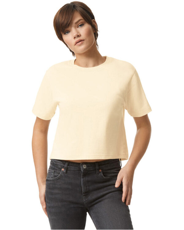 American Apparel Ladies' Fine Jersey Boxy T-Shirt: Redefine Casual Comfort with Modern Sophistication - Image 2