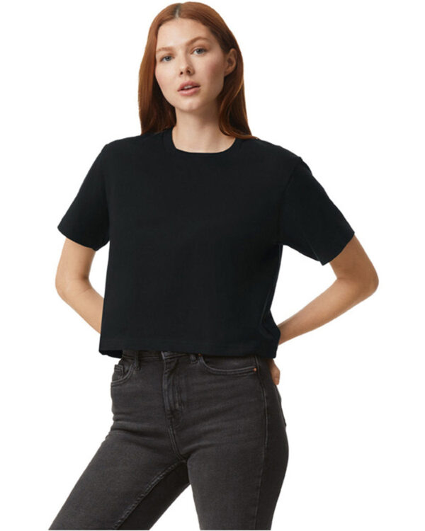 American Apparel Ladies' Fine Jersey Boxy T-Shirt: Redefine Casual Comfort with Modern Sophistication