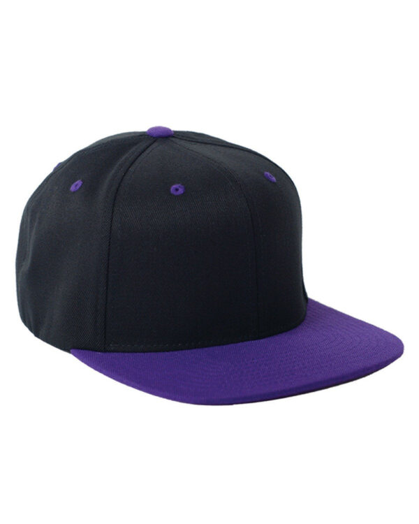 Flexfit Wool Blend Snapback Two-Tone Cap: Dynamic Style and Comfort - Image 2