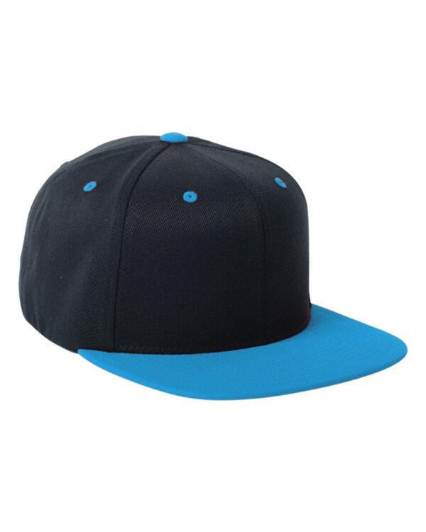 Flexfit Wool Blend Snapback Two-Tone Cap: Dynamic Style and Comfort - Image 4