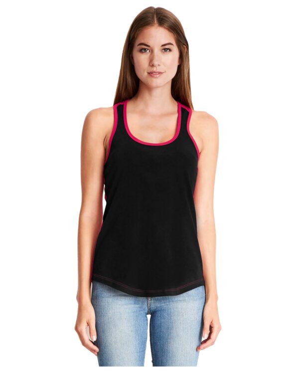 Ladies' Ideal Colorblock Racerback Tank - Image 4