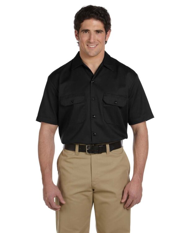 Dickies Men's 5.25 oz. Short-Sleeve Work Shirt: Comfort and Durability for Every Task