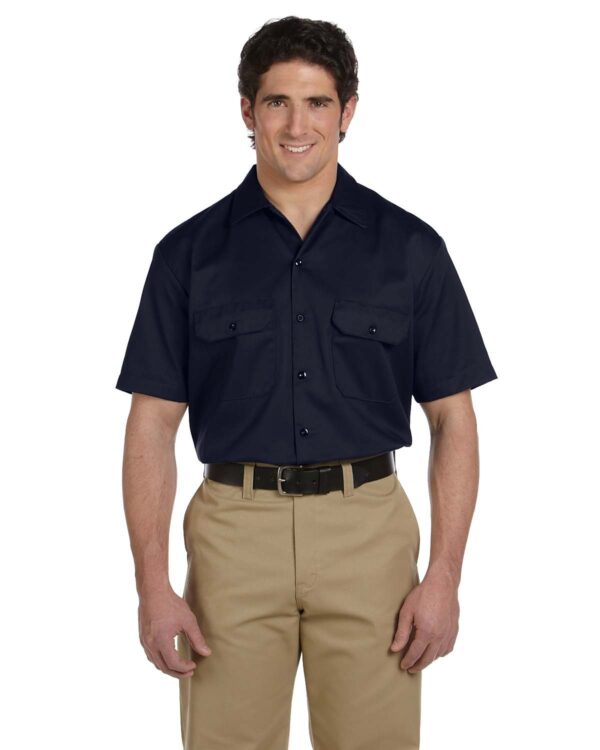 Dickies Men's 5.25 oz. Short-Sleeve Work Shirt: Comfort and Durability for Every Task - Image 3