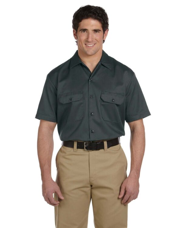 Dickies Men's 5.25 oz. Short-Sleeve Work Shirt: Comfort and Durability for Every Task - Image 2