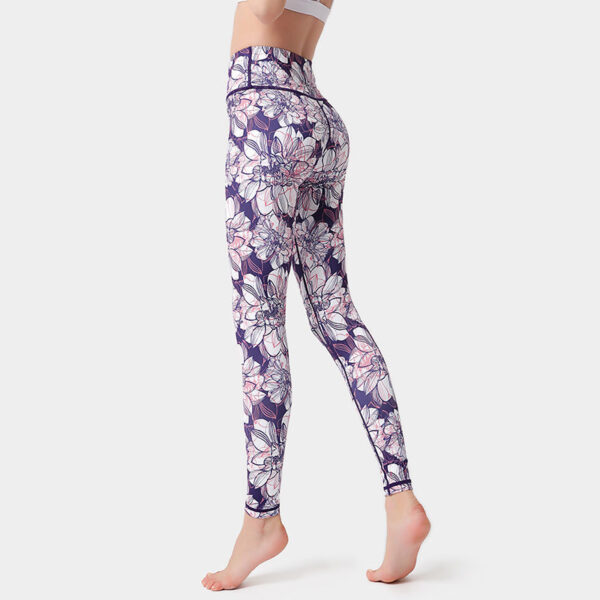 Print Yoga Suit Amazon Yoga Pants - Image 4