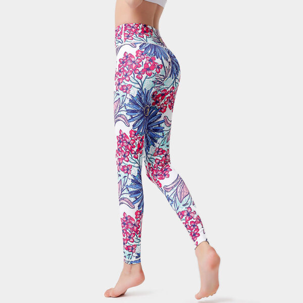 Print Yoga Suit Amazon Yoga Pants - Image 3