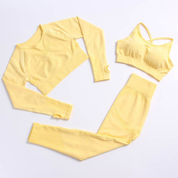 Autumn And Winter Sports Fitness Clothing Spot Yoga Clothing Suits - Image 15