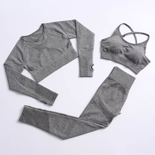 Autumn And Winter Sports Fitness Clothing Spot Yoga Clothing Suits - Image 17