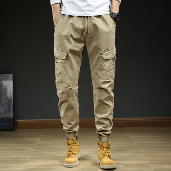 Men's Multi-pocket Ankle-tied Casual Working Pants - Image 2