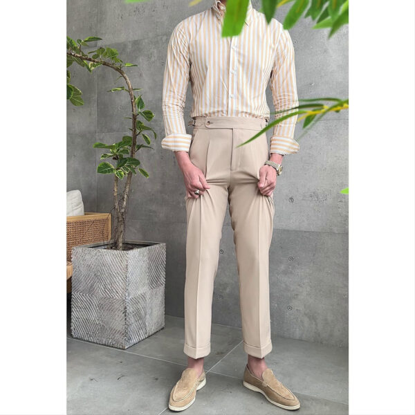 Men's Drape Anti-wrinkle Casual High-waisted Pants - Image 3