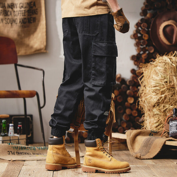 Men's Loose Straight Heavy Heavy Cargo Pants