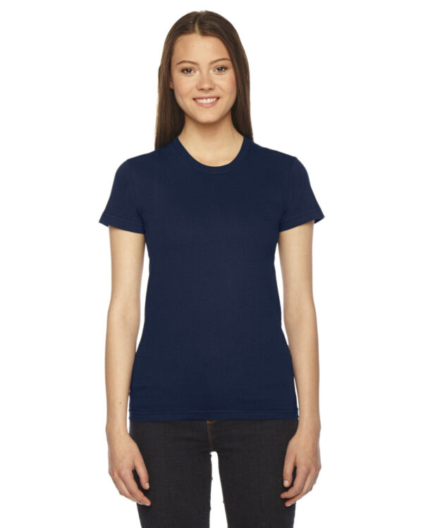 American Apparel Ladies' Fine Jersey USA Made Short-Sleeve T-Shirt: Redefining Style and Comfort, Crafted in the USA - Image 3