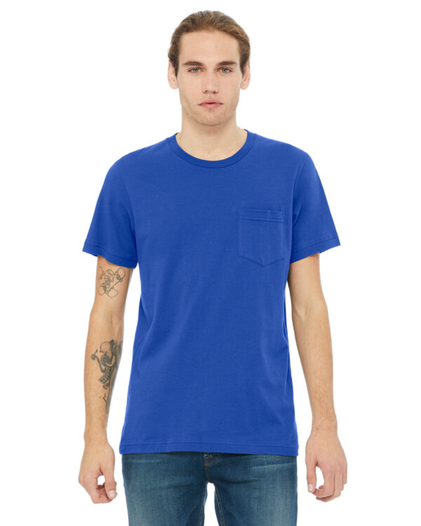 EFFORTLESS-STYLE-AND-PRACTICALITY-BELLA-CANVAS-MENS-JERSEY-SHORT-SLEEVE-POCKET-T-SHIRT