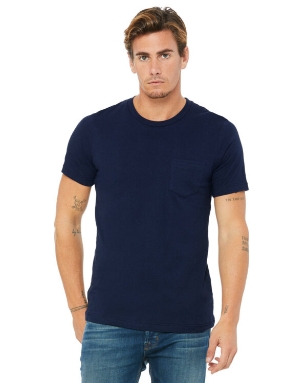 EFFORTLESS-STYLE-AND-PRACTICALITY-BELLA-CANVAS-MENS-JERSEY-SHORT-SLEEVE-POCKET-T-SHIRT