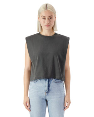 American Apparel: Embrace Bold Style and Comfort with the Heavyweight Cotton Women's Garment Dyed Muscle