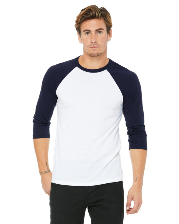 SPORTY-AND-VERSATILE-BELLA-CANVAS-UNISEX-3-4-SLEEVE-BASEBALL-T-SHIRT