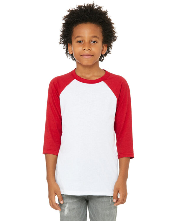 Youth 3/4-Sleeve Baseball T-Shirt - Apparel Globe