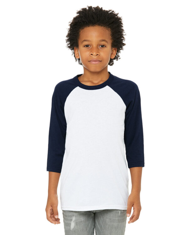 Youth 3/4-Sleeve Baseball T-Shirt - Apparel Globe