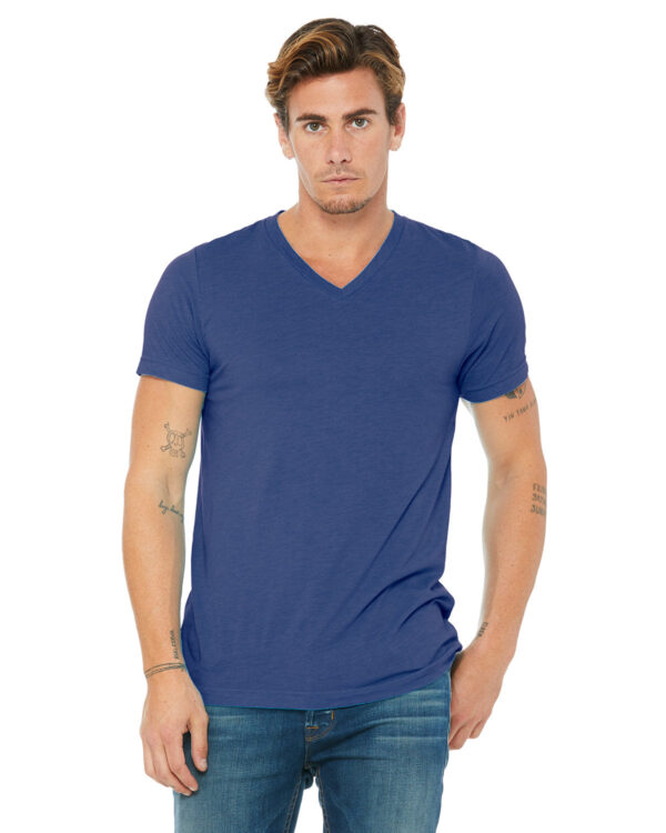 Bella + Canvas Unisex Triblend V-Neck T-Shirt: Versatile Comfort and Modern Style - Image 13