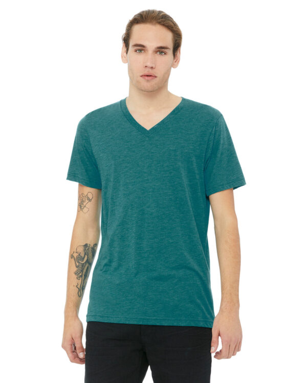 Bella + Canvas Unisex Triblend V-Neck T-Shirt: Versatile Comfort and Modern Style - Image 12