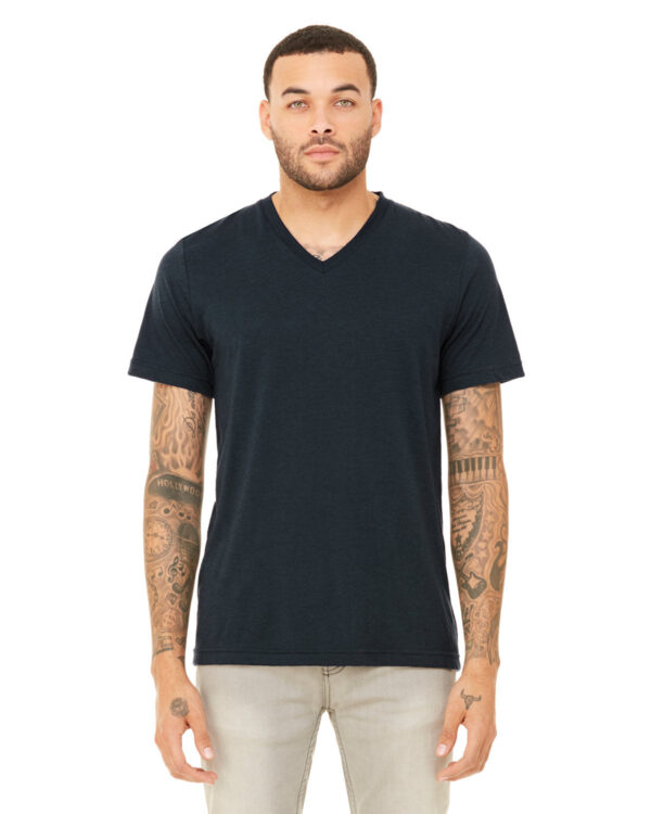 Bella + Canvas Unisex Triblend V-Neck T-Shirt: Versatile Comfort and Modern Style - Image 10