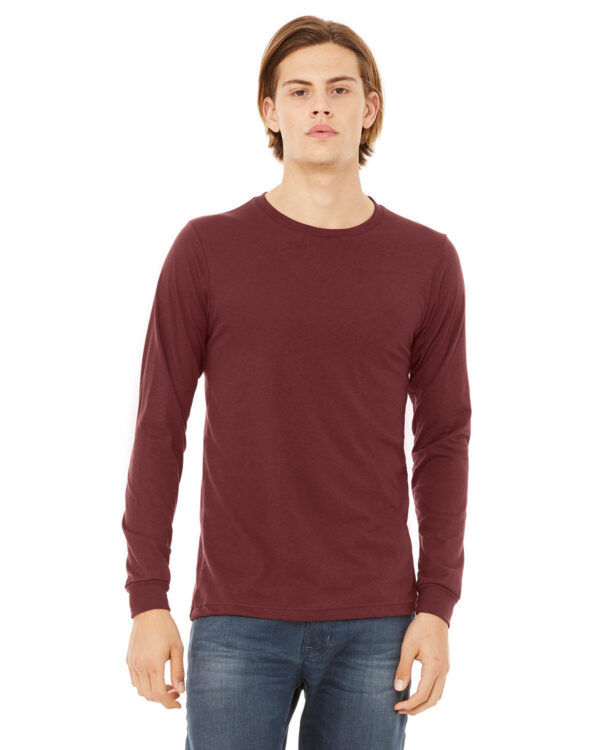 Bella + Canvas Unisex CVC Jersey Long-Sleeve T-Shirt: Versatile Comfort and Modern Style - Image 4