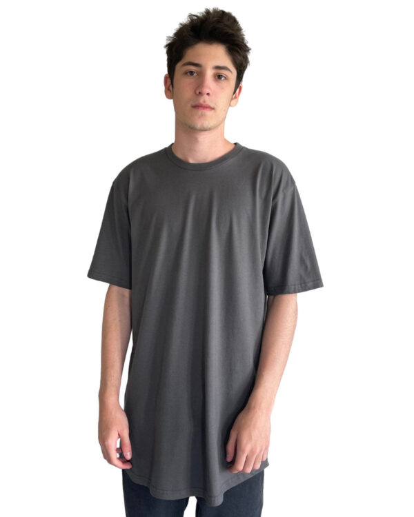 Men's Cotton Long Body Crew - Image 3