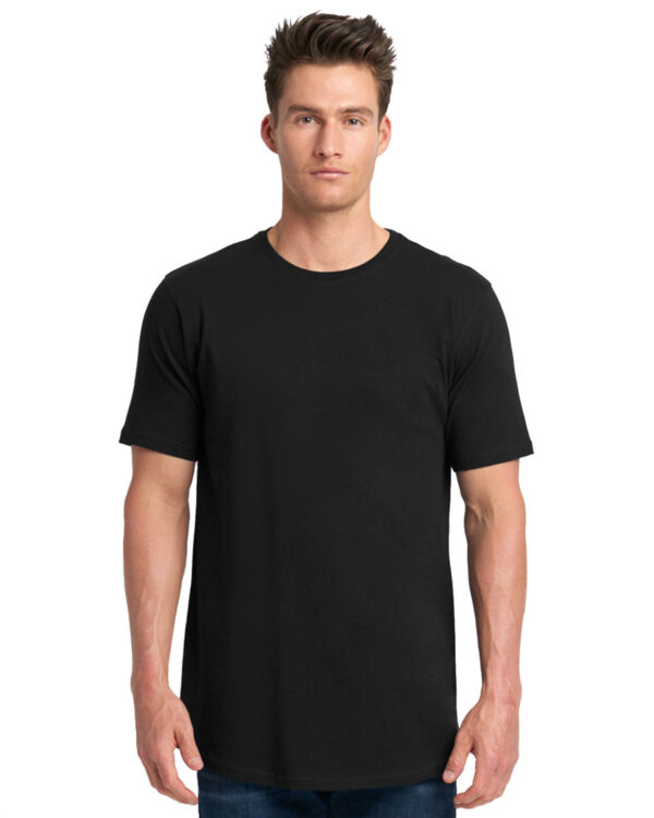 Men's Cotton Long Body Crew - Image 4