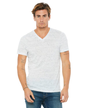 STYLISH-COMFORT-DISCOVER-THE-BELLA-CANVAS-UNISEX-TEXTURED-JERSEY-V-NECK-T-SHIRT