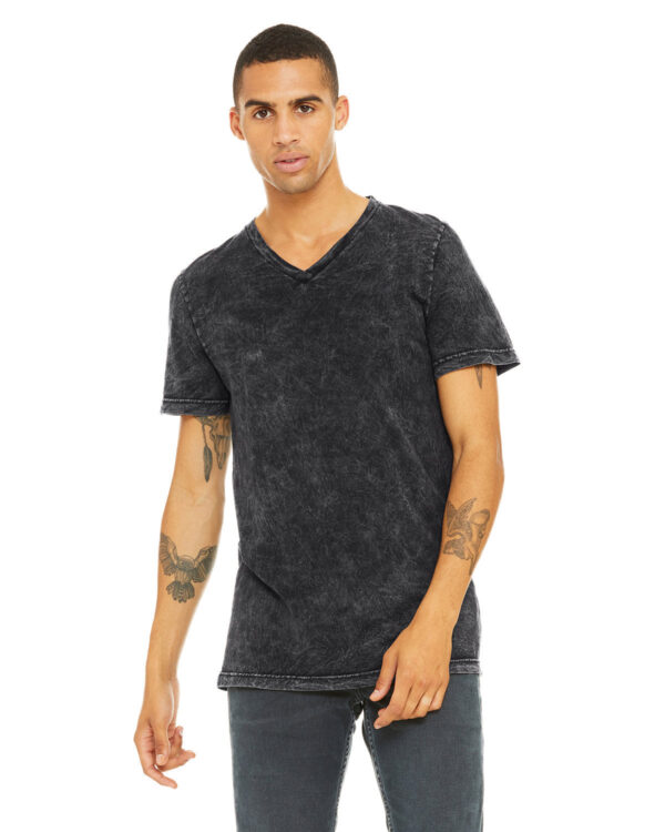 STYLISH-COMFORT-DISCOVER-THE-BELLA-CANVAS-UNISEX-TEXTURED-JERSEY-V-NECK-T-SHIRT