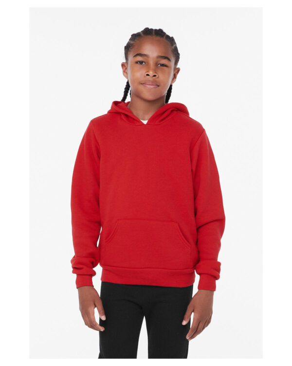 Bella + Canvas Youth Sponge Fleece Hoodie: Cozy Comfort and Modern Style - Image 4