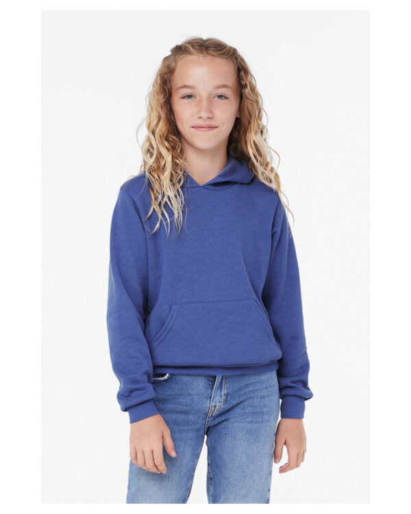 Bella + Canvas Youth Sponge Fleece Hoodie: Cozy Comfort and Modern Style - Image 3