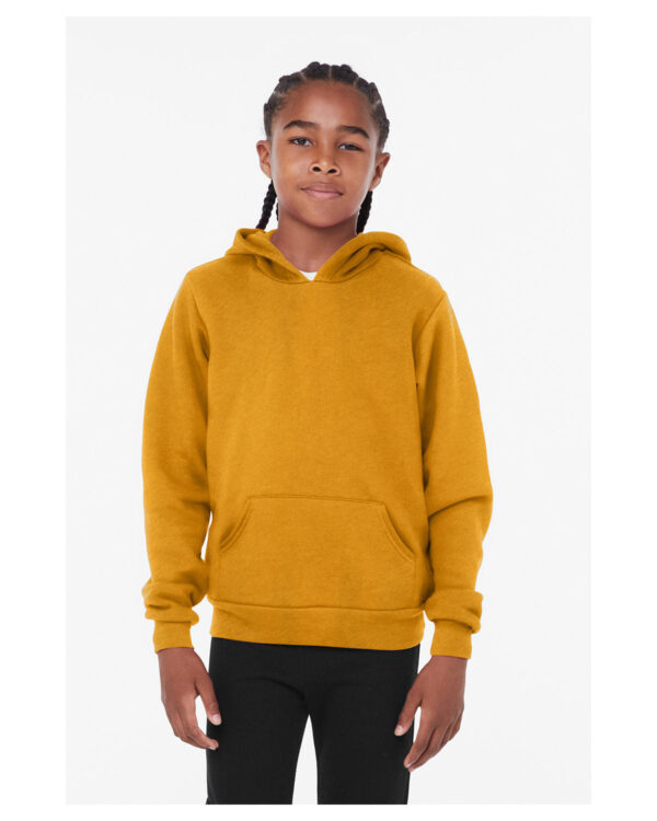 Bella + Canvas Youth Sponge Fleece Hoodie: Cozy Comfort and Modern Style - Image 2