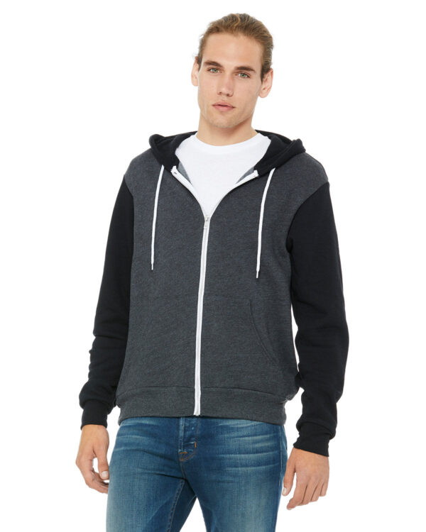 STAY-WARM-IN-STYLE-THE-VERSATILE-BELLA-CANVAS-UNISEX-SPONGE-FLEECE-FULL-ZIP-HOODED-SWEATSHIRT