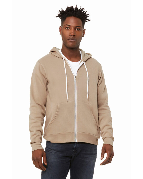 Bella + Canvas Unisex Versatile Warmth: Poly-Cotton Fleece Full-Zip Hooded Sweatshirt - Image 15