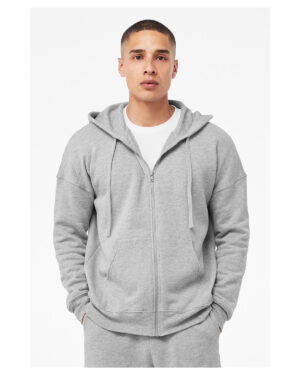 Cozy Style: Bella + Canvas Unisex Sponge Fleece DTM Full-Zip Hooded Sweatshirt