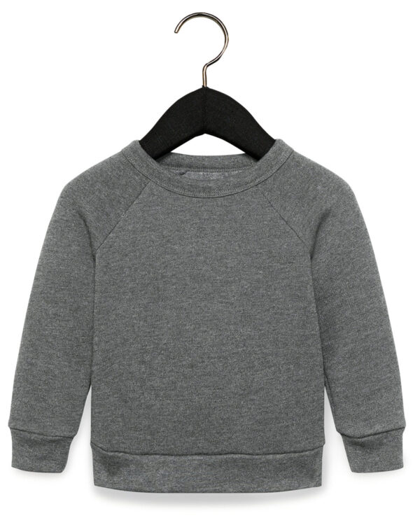 Bella + Canvas Toddler Sponge Fleece Raglan Sweatshirt: Cozy Comfort for Little Ones - Image 3