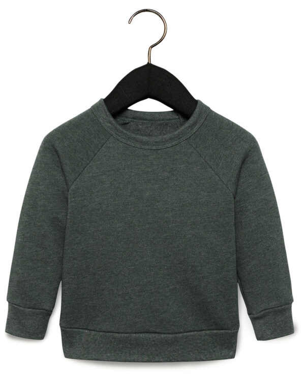 Bella + Canvas Toddler Sponge Fleece Raglan Sweatshirt: Cozy Comfort for Little Ones - Image 4