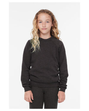 Bella + Canvas Youth Sponge Fleece Raglan Sweatshirt: Comfort and Style for Young Ones