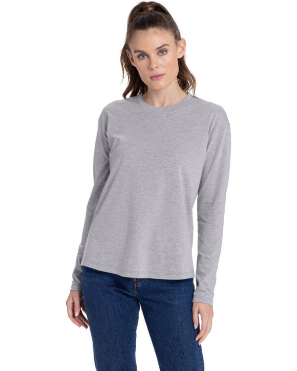 Ladies' Relaxed Long Sleeve T-Shirt - Image 2